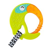 Игрушка с зубным кольцом Fresh Funny Teether Toucan Chicco 00028160300000