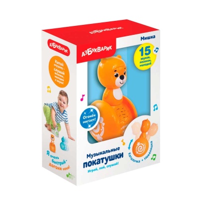 Музыкальная развивающая игрушка Мишка Азбукварик