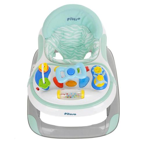 Ходунки Маленький водитель Pituso W1118PB8-Mint/Grey Серый/Ментол фото 3