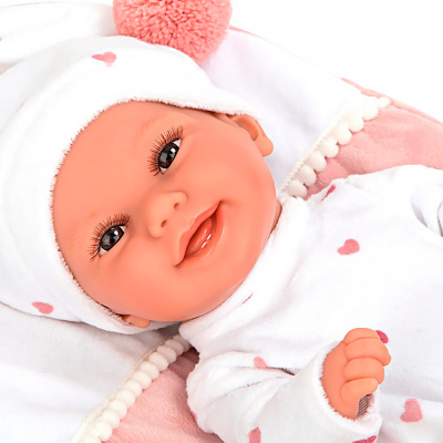 Кукла Elegance Пупс 33 cм с соской и одеялом Arias Т24464