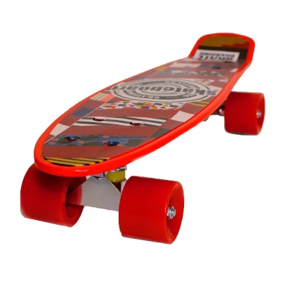 Скейтборд MegaCity 2P-33 красный 1