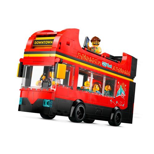 Конструктор Lego City 60407 Красный двухэтажный экскурсионный автобус фото 2