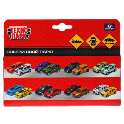 Коллекционная машинка Hyundai Tucson Полиция Технопарк TUCSON-12POL-WH 04