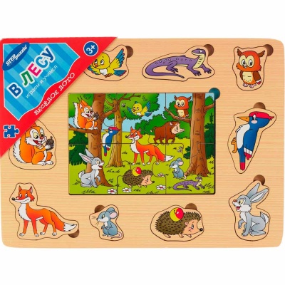 Игра из дерева Весёлое лото В лесу Step puzzle 89605 3