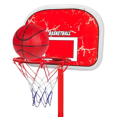 Набор для баскетбола корзина на подставке мяч Рыжий кот 2332296 2