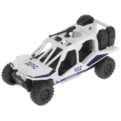 Машинка металлическая Автовездеход Полиция Технопарк CHAB-12POL-ARMWH 3