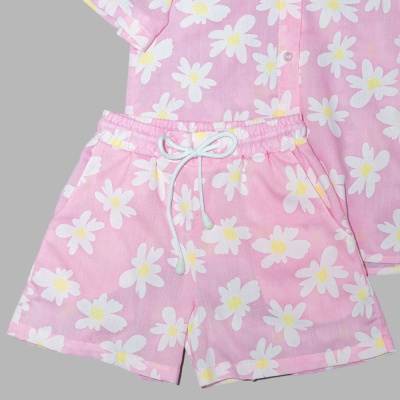 Комплект Рубашка и шорты Чуди Кидс 346525-1 розовый 04