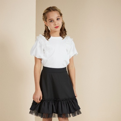 Юбка школьная Deloras 63953Q чёрная 02