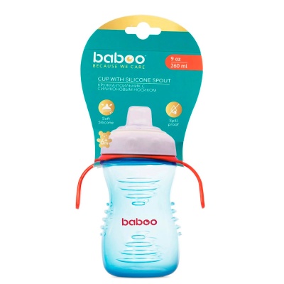 Поильник с силиконовым носиком от 6 месяцев 260 мл Baboo 8-125 3