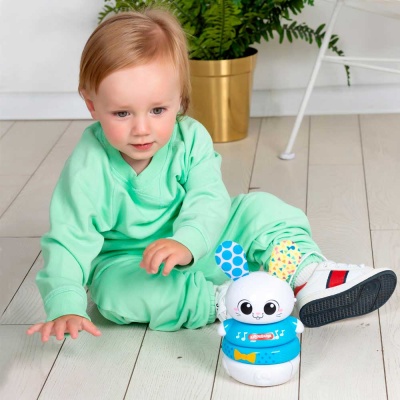 Музыкальная игрушка Зайчик-пирамидка Азбукварик 3037