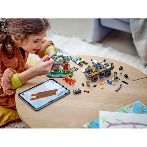 Конструктор Lego City 60426 Исследователь джунглей: грузовик для бездорожья фото 6