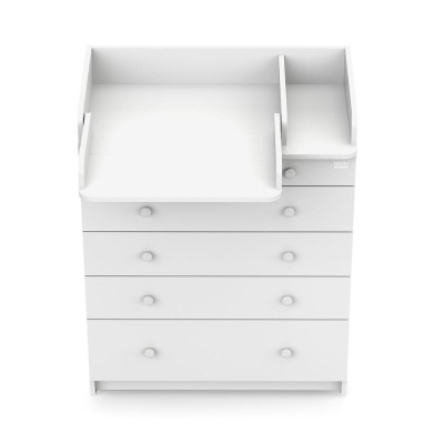 Комод пеленальный раскладной Атон Leo белый-белый 02