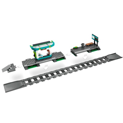 Конструктор Lego City 60423 Трамвай и трамвайная станция 5
