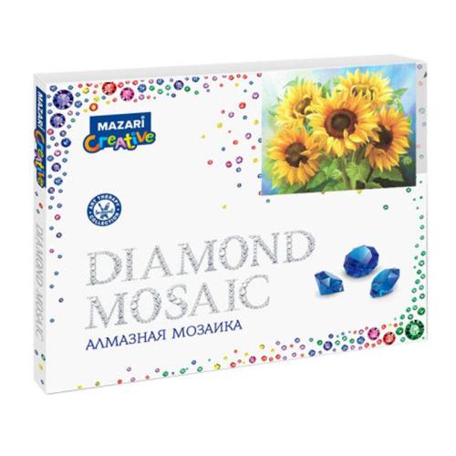 Алмазная мозаика Подсолнухи 40х50 Mazari Creative M-11275 фото 2