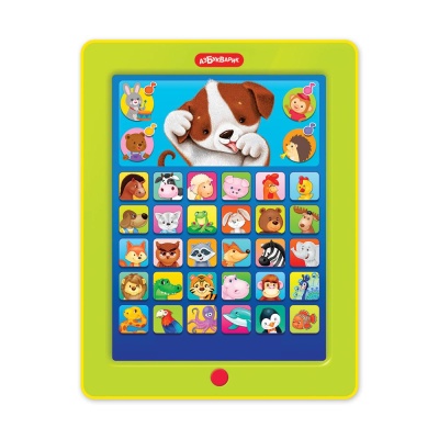 Развивающая игрушка Планшетик Весёлые зверята Азбукварик 3282 01