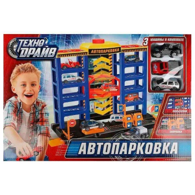 Автопарковка 5 этажей 3 машины Технодрайв 1012I173-R 4