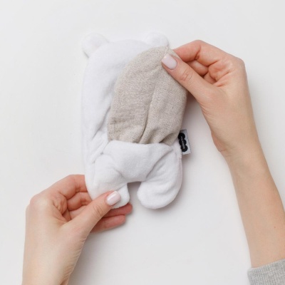 Мягкая игрушка-грелка с вишнёвыми косточками Медвежонок Бонни Мякиши 828 05