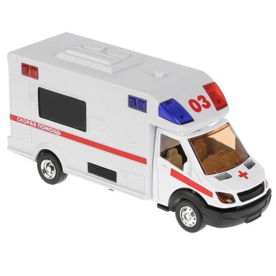Металлическая модель Скорая помощь Технопарк 1022S-R 04