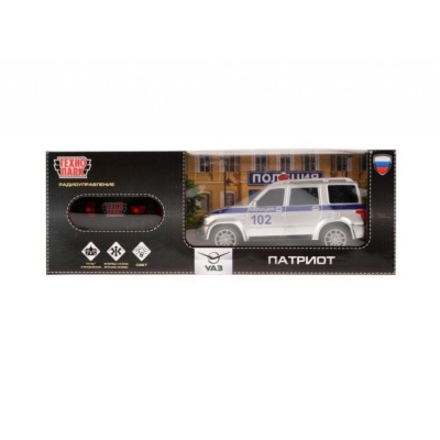 Игрушка на радиоуправлении Машина Uaz Патриот Полиция Технопарк PATRIOT-19RCL-POLGY