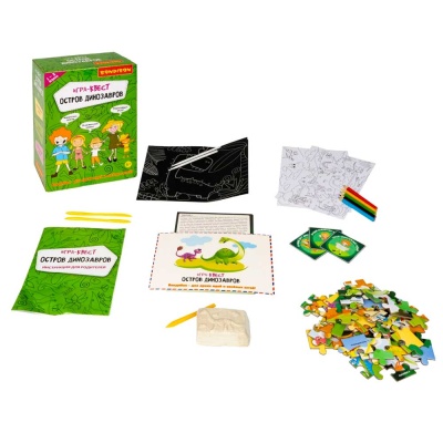 Настольная игра Остров динозавров Bondibon BB5141