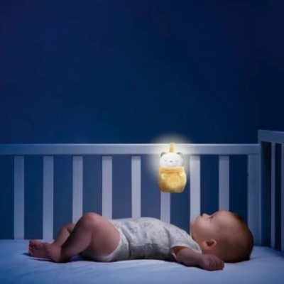 Игрушка погремушка интерактивная ночник Мишка 2 в 1 Chicco 00011818000000