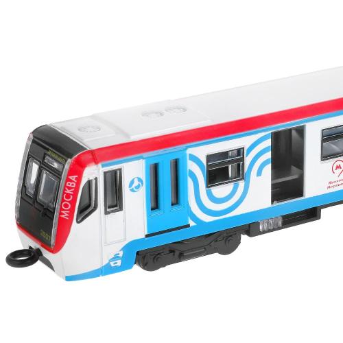 Модель металлическая Вагон метро 18,5см Технопарк SUBWAYMSC-18-WHBU фото 3