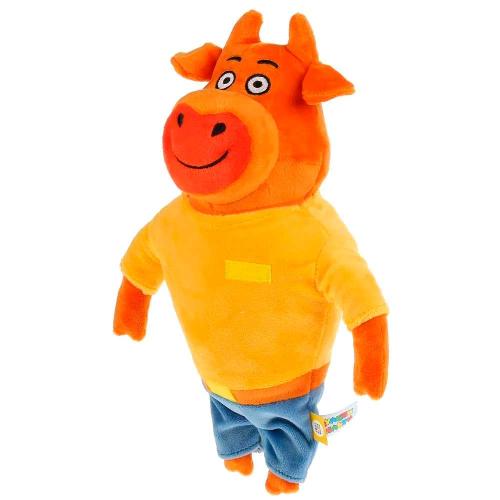 Мягкая озвученная игрушка Оранжевая корова Папа 30 см Мульти-Пульти V92752-23 фото 2