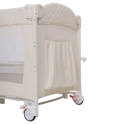 Кровать-манеж Indigo Bon-Bon Toy светло-бежевый 05