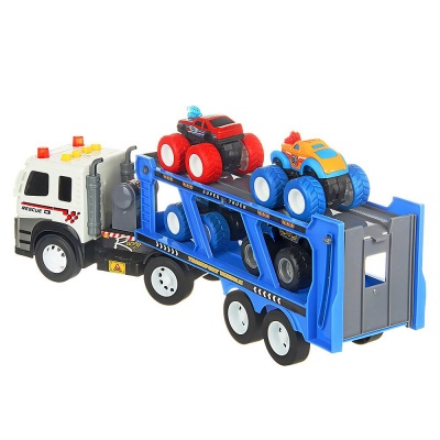 Автовоз с машинками инерционный свет звук Veld Co 131898 4