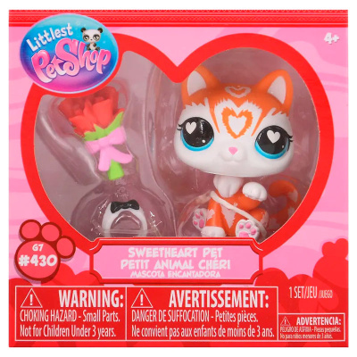 Игровой набор Littlest Pet Shop Праздники День Святого Валентина Рыжий кот Hasbro 01118_LPS 2