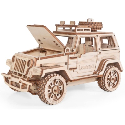 Конструктор из дерева Внедорожник Трикс 145 деталей Lemmo 0157 2