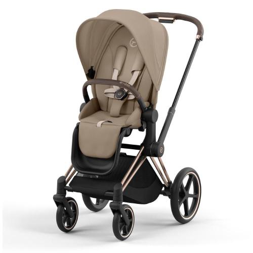 Коляска 2 в 1 Cybex Priam IV Rosegold Cozy Beige фото 8