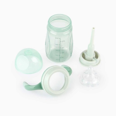 Бутылочка с ручками и силиконовой соской 300 мл Happy Baby 10020 4