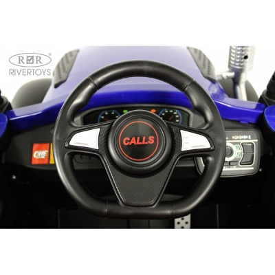 Детский электромобиль RiverToys B222CP синий