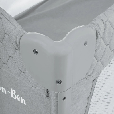 Кровать-манеж Indigo Bon-Bon светло-серый 04