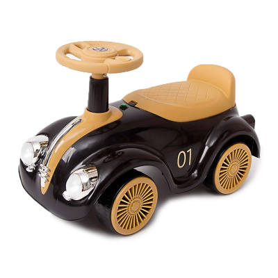 Толокар звук свет Amarobaby Retro черный/бежевый 1