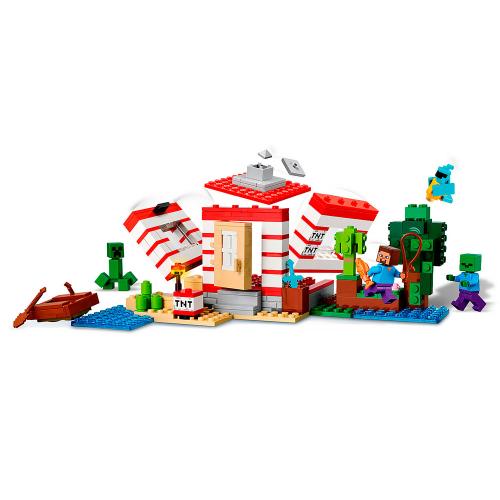 Конструктор Lego Minecraft 21275 Дом в джунглях TNT фото 3