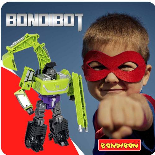 Трансформер 2в1 Bondibot Гусеничный эскаватор Bondibon ВВ5934 фото 13