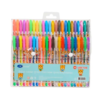 Набор гелевых ручек Тигры Basir МС-5530-48