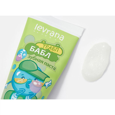 Зубная паста детская Трабл Бабл 50 мл Levrana NTP21 2