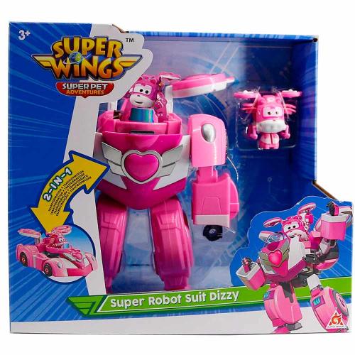 Машина трансформер с фигуркой Диззи Super Wings EU770354 фото 6