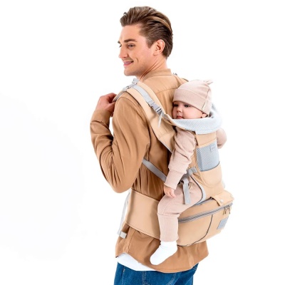 Эрго-рюкзак Хипсит Carry AmaroBaby бежевый 2