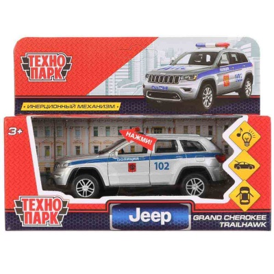 Игрушка Машина Jeep Grand Cherokee Полиция Технопарк CHEROKEE-12SLPOL-SL 3
