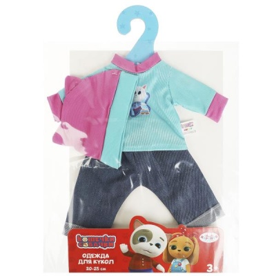 Одежда для кукол 20-25 см Кошечки-собачки Карапуз OTFY-CAS-19-RU 2