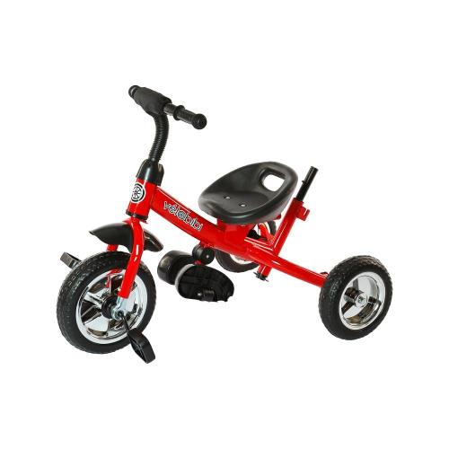 Велосипед трёхколёсный с родительской ручкой Velobibi Меркурий ВЛ-0867 красный фото 2