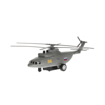 Игрушка металлическая Вертолет транспортный Технопарк  COPTER-20SL-GY