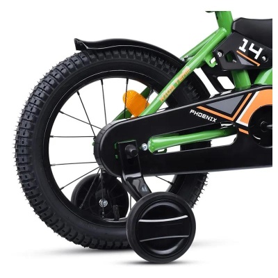 Велосипед двухколёсный 14 Rocket Phoenix 14.PHOENIX.GN.25 зелёный