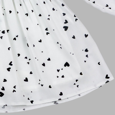 Платье Сердечки Чуди Кидс 604625Ц2-1 молочный 05