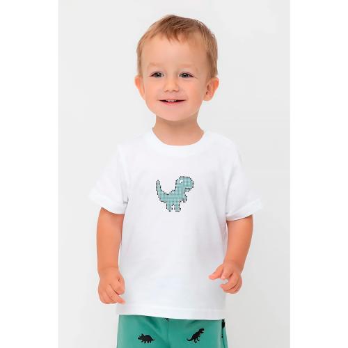 Футболка для мальчика Crockid КР 302738 белый к558 фото 2