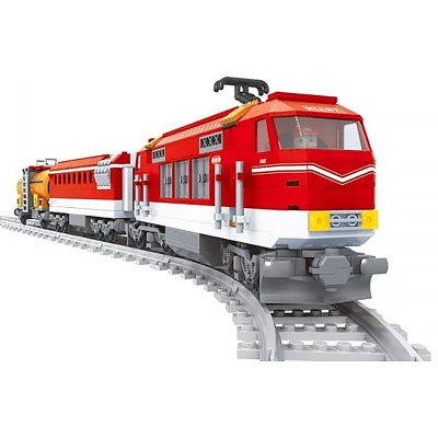 Конструктор Грузовой поезд 588 деталей Ausini 25807 1